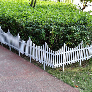 Plastic Pvc Fence Garden Fence Rural Courtyard Kindergarten Guardrail School Fence Outdoor Tiktok