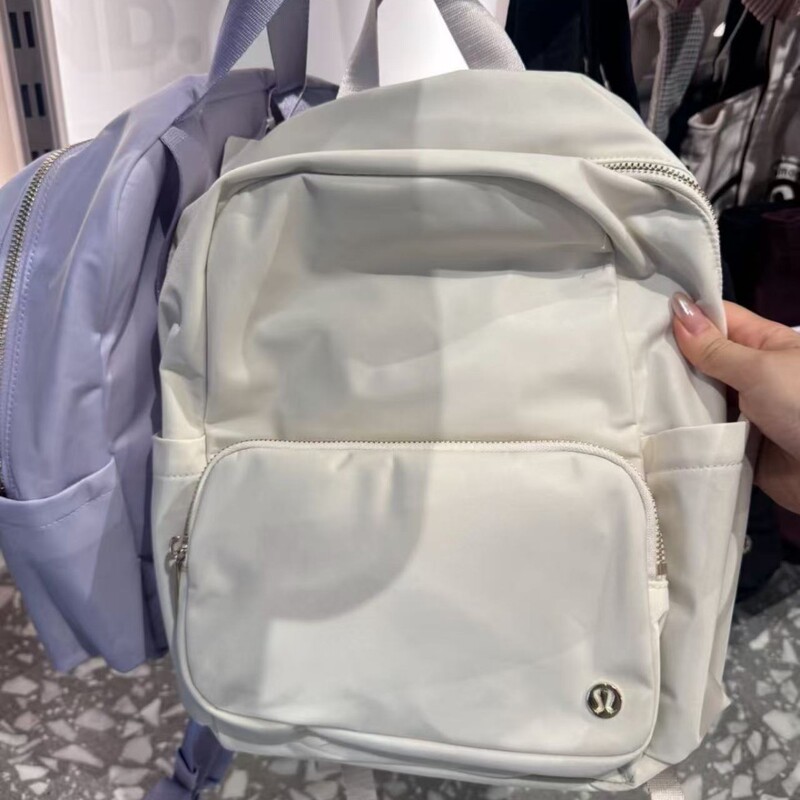 Lu Backpack Lulu Lulu 11.5L Versatile Travel Bag Yoga Unisex Lightweight Oxford Cloth Backpack