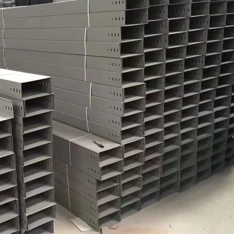 浙江台州厂家直销   防火喷塑镀锌电缆桥架金属钢制槽梯式铁线槽