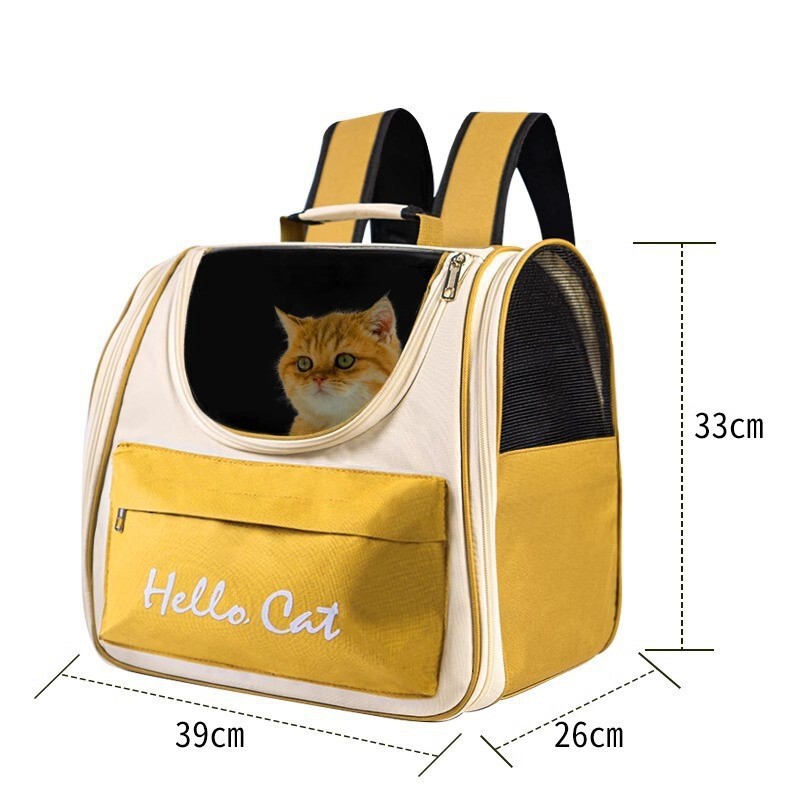 猫包外出旅行宠物背包舱猫咪书包双肩笼多功能包车载折叠安抚防抓|undefined