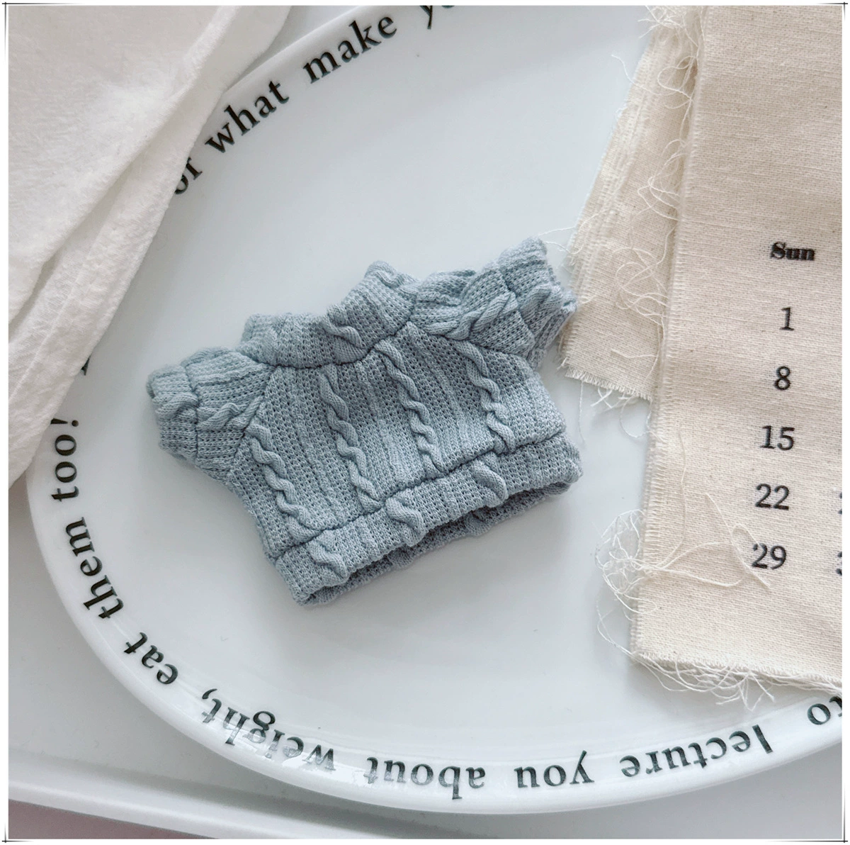 Хлопковая кукла, плюшевая мультяшная вязаная кофта, детская одежда, 10 см, морская звезда, 20 см
