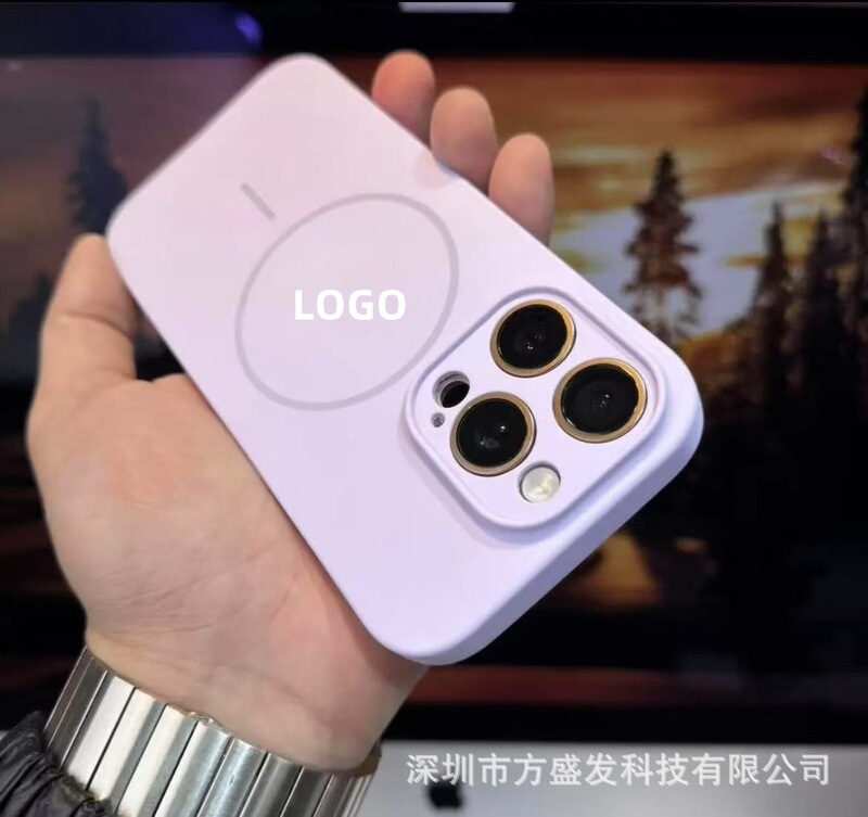 iPhone17用ケース、液体超薄型磁気吸着細いリング付き、AIカメラボタン搭載、Apple 16保護ケース15|undefined