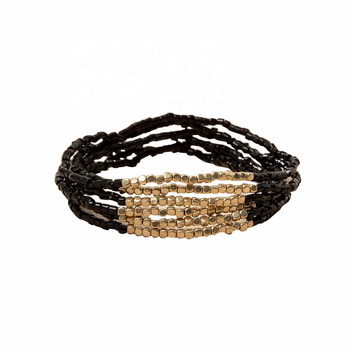 Seed Bead Material Color Block Pattern Women's, Unisex Gender Vacation Color Block Glass Bead Seed Bead Beaded Bracelets Wholesale