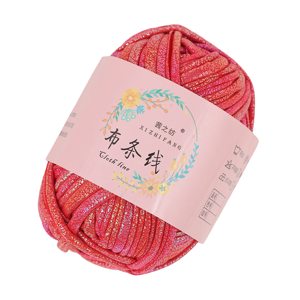 Línea textil Qian Zhi hilo de color mágico tejido a mano hilo de fantasía de color bricolaje en stock fábrica al por mayor