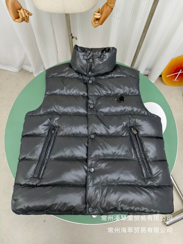 2026 Moncler 21Fw Tibb Classic down Vest Tib Stand Collar Flat Logo Vest Wholesale