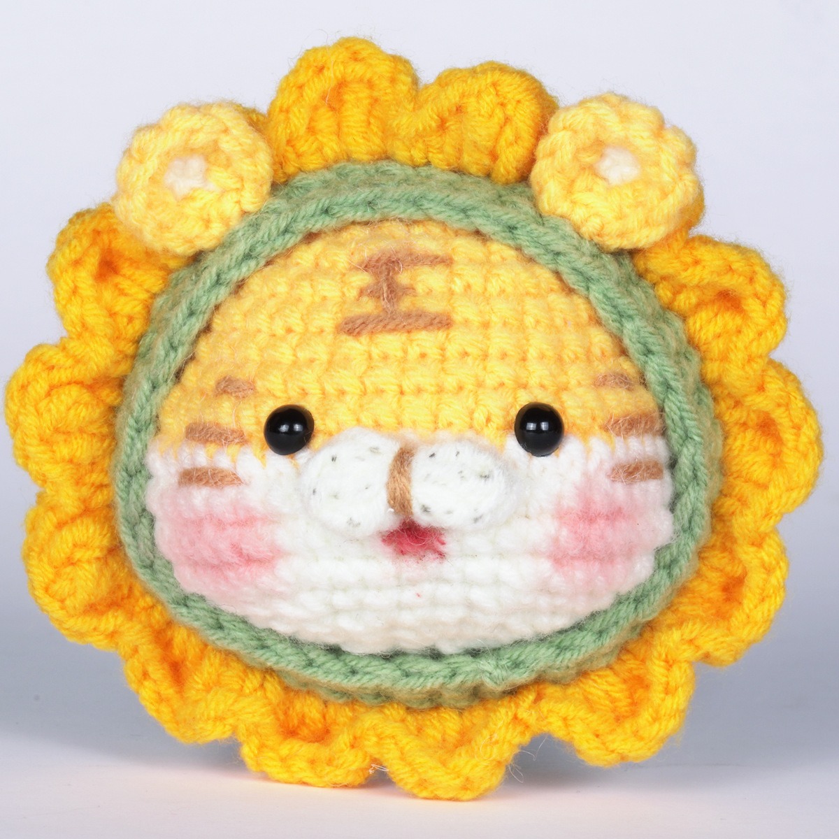 Anglický návod k použití Nový kreslený ručně vyráběný DIY příze míč háčkovaný materiál balíček pletení dárkové ozdoby_voghion.com