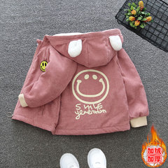 New Children's Winter Coat, Thick Cotton Padded Jacket for Girls, Long-Sleeve Korean Style, Fuzzy Warm Outerwear, Trendy