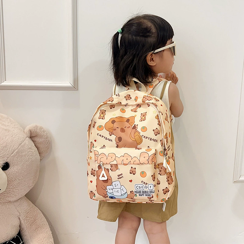 Summer high quality cute cartoon capacious backpack for early age