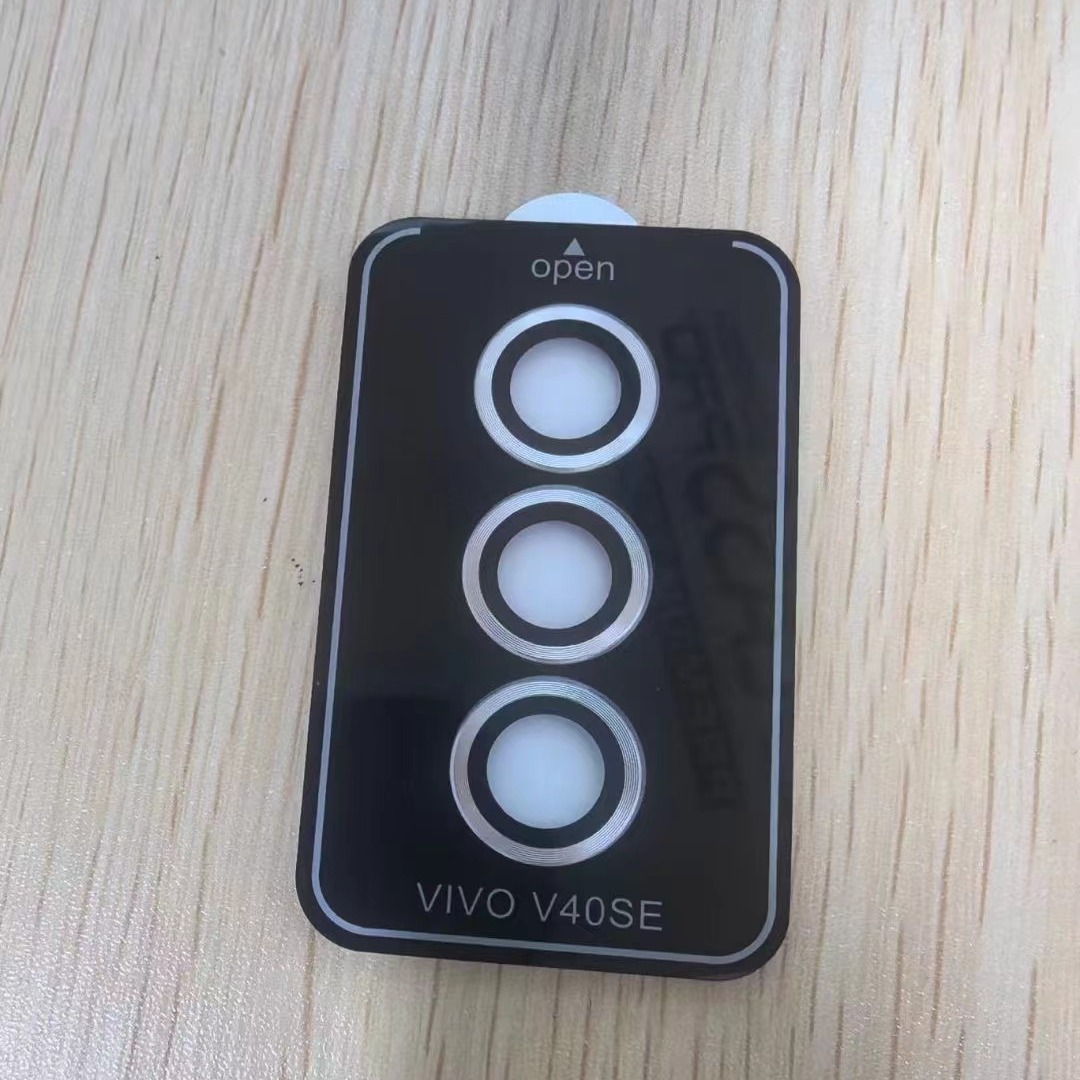 Aplicable a Vivo V40SE película de lente de teléfono móvil cámara trasera con posicionamiento de segundo adhesivo película protectora de vidrio HD