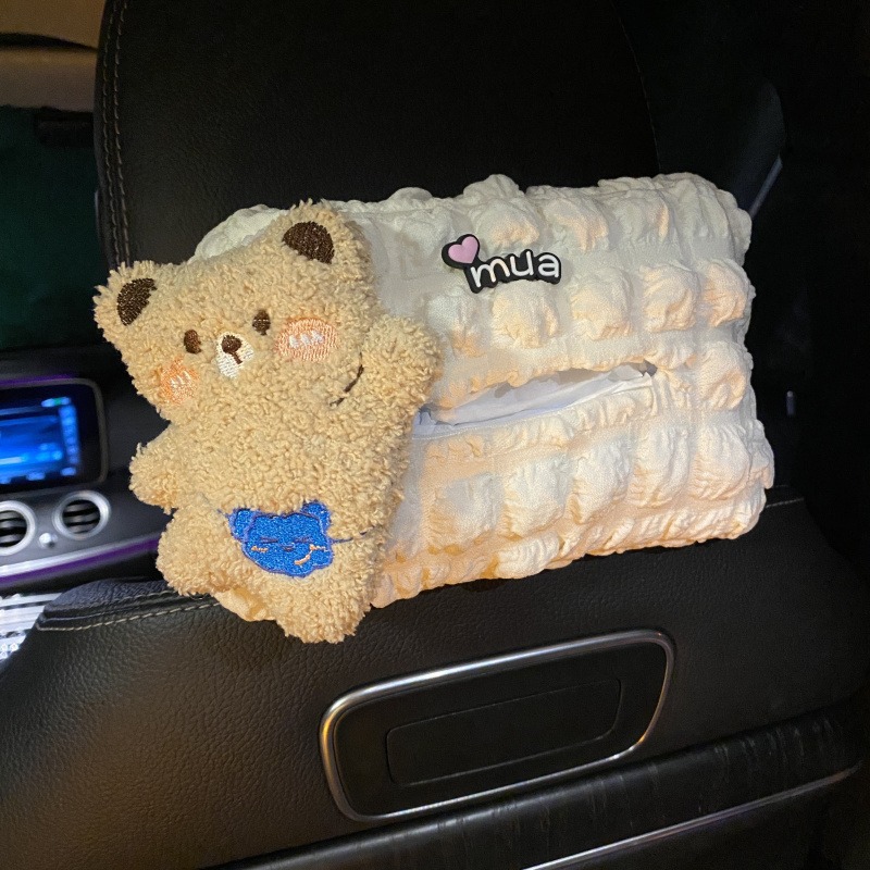 Caja de pañuelos de coche, colgante de coche, estrella, Kabi, lindo, suministros de coche, almacenamiento, caja de dibujo, decoración, niñas