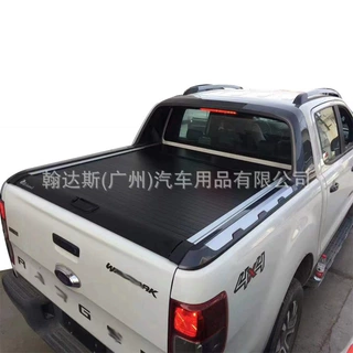 皮卡车改装带锁手动推拉盖适用F150塔库玛皮卡卷帘盖皮卡后备箱盖