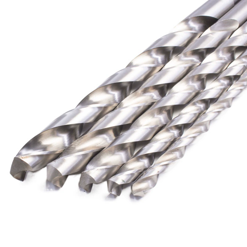 Высокоскоростное стальное спиральное сверло с прямым хвостовиком 160-500 мм удлиненное сверло для глубокой обработки дерева шаблон из алюминиевого сплава