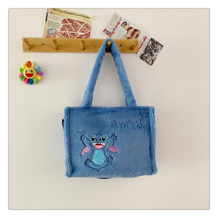 Transfronterizo al por mayor de las mujeres de la felpa coolomitot bolsa de mensajero bolsa de maquillaje lindo perro Yugui ins bolso