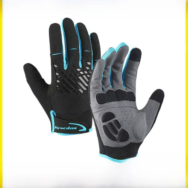 Winter Warm Gloves, Outdoor Cycling Long-Finger Touch Screen Windproof, Waterproof, Shock-Absorbing Men's and Women's Cold-Proof Gloves Wholesale