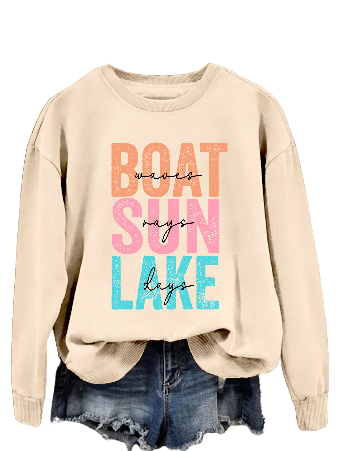 Sand-colored sweater (black color picture)