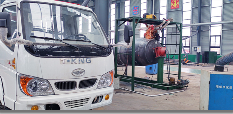 Concrete Mixer for Tunnel Height Limit Concrete Mixer Truck with Two Ends Open. Homemade Four-In-One Cement Mixer Truck