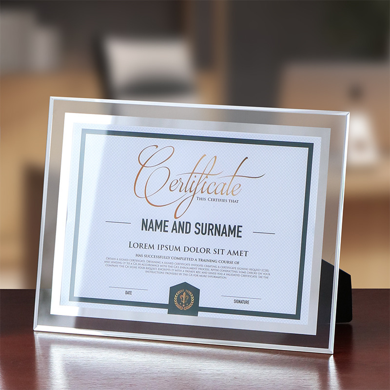 Crystal Glass Photo Frame Table A5 Honorary Certificate Frame A4 Certificate Frame Document Frame Authorization Letter Frame Certificate Frame Wall Hanging Crystal Glass Photo Frame Table A5 Honorary Certificate Frame A4 Certificate Frame Document Frame Authorization Letter Frame Certificate Frame Wall Hanging