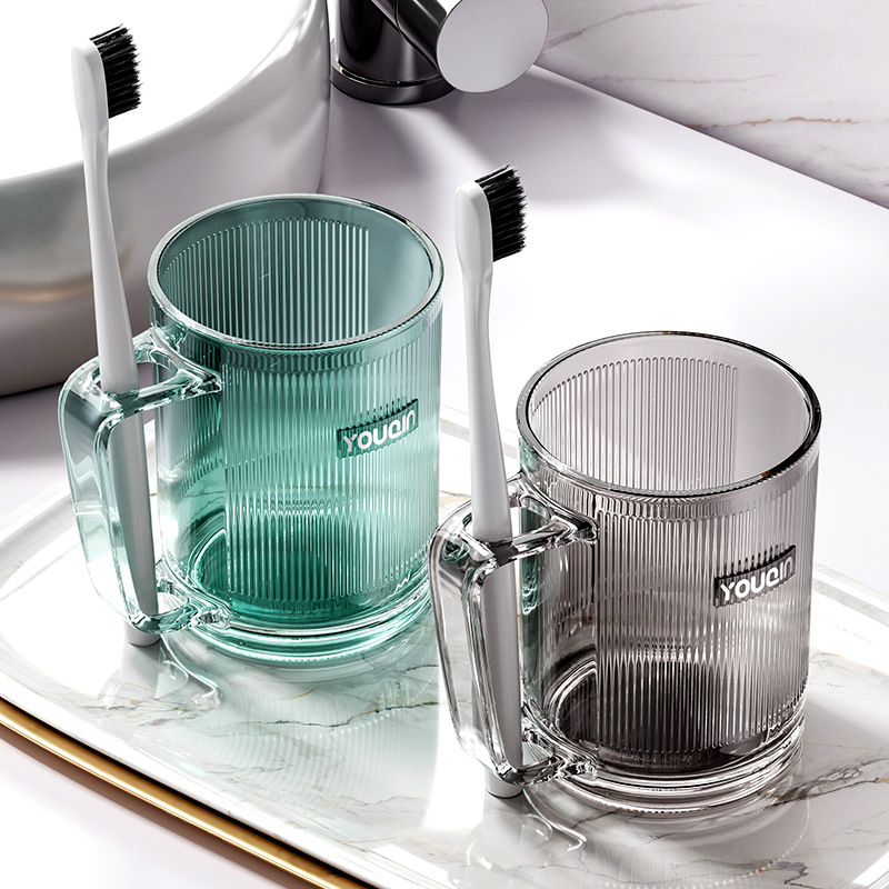 Mouthwash Cup Can Be Inserted for Brushing Teeth, High-Looking Anti-Fall Cup for Kidsren and Couples, Household Dental Cylinder, Portable Student Dormitory Wash Cup