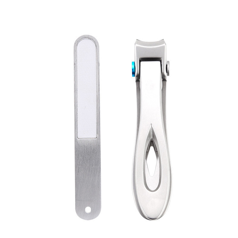 Cortaúñas de apertura grande Cortaúñas de fundición a presión en polvo Cortador de uñas de pies grueso y duro Cortaúñas de acero inoxidable para adultos grandes