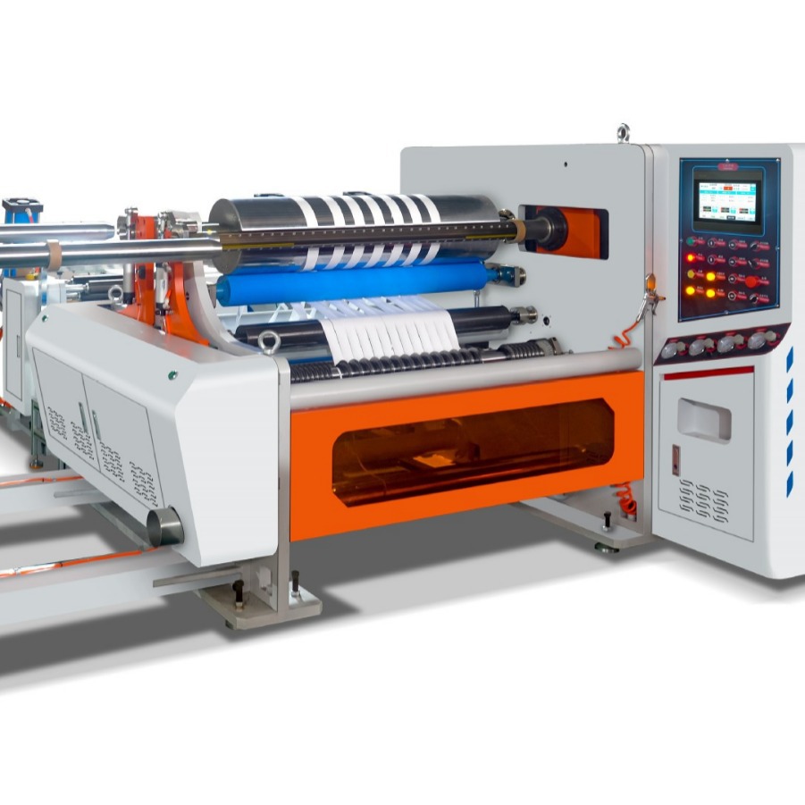 胜钥牛皮纸 淋膜纸 无碳纸 烟花纸 铝箔靠背式分切机