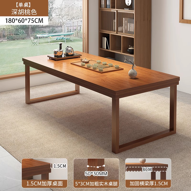 Mesa de té de balcón combinación de una mesa de cinco sillas mesa de té mesa de negociación moderna simple mesa de té de tablero grande nueva mesa de té china