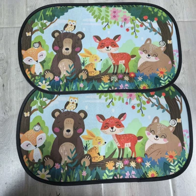 Sun shade – sticker, suction cup type