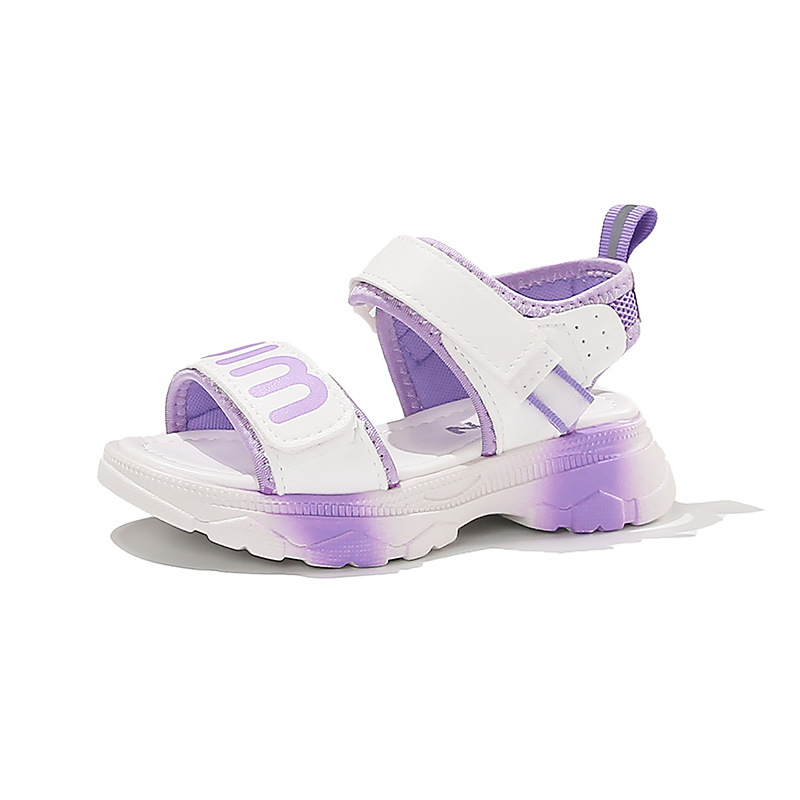 Sandalias de Playa de Suela Suave para Niña de Cuero Artificial, Ligeras y Antideslizantes, para Playa y Diario