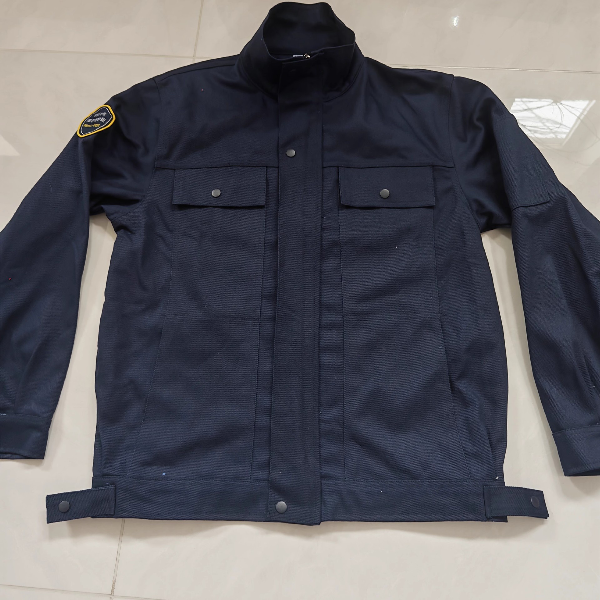 Spring and Autumn Flame-Retardant Workwear Set Custom-Made Anti-Scalding High-Temperature Resistant Welding Furnace Front Worker Steel Plant Labor Protection Clothing Manufacturer