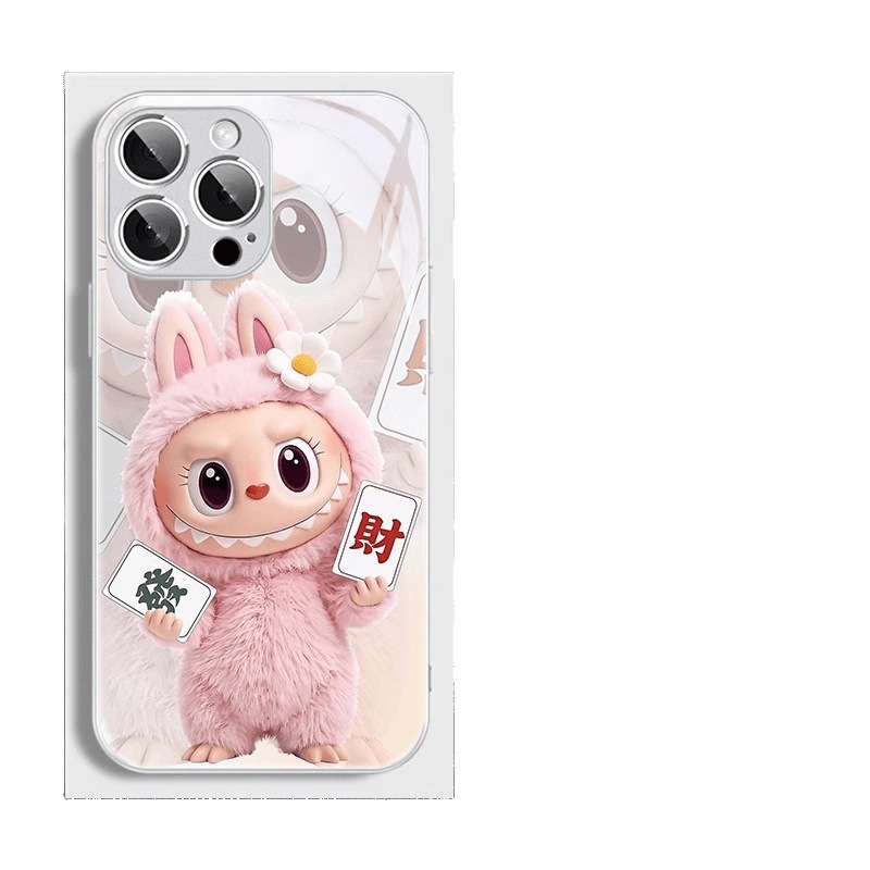 ファッティラブブ Apple 15 携帯電話ケース カップル iphone16promax 新しい 13 ラブブ 14 人形 7p|undefined