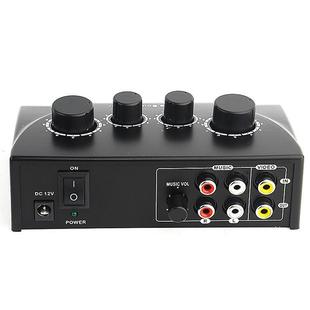 Karaoke Reverb Effector Mini Mixer Microphone Amplifier for Home Use Reverb Effect