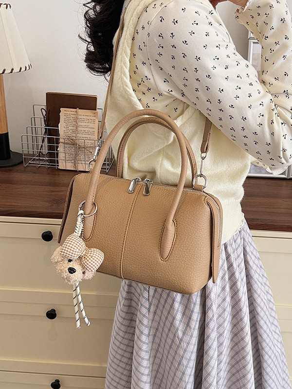 2026 comercio exterior nuevo estilo lichi estampado moda versátil bolso de mano mano mano alta sensación de lujo ligero ocio mochila de viaje