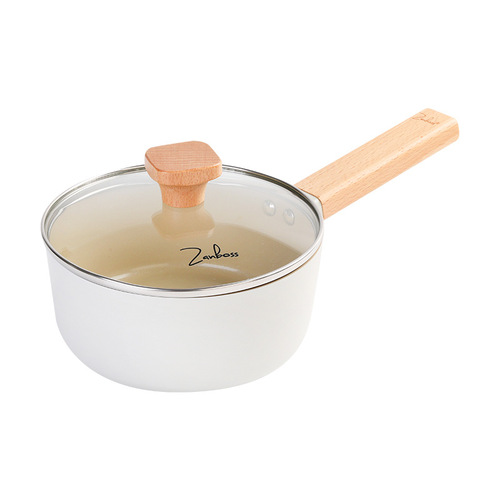 Wholesale ceramic milk pot, non-stick pot, household hot milk pot, noodle cooking pot, baby food supplement pot, induction cooker, gas pot