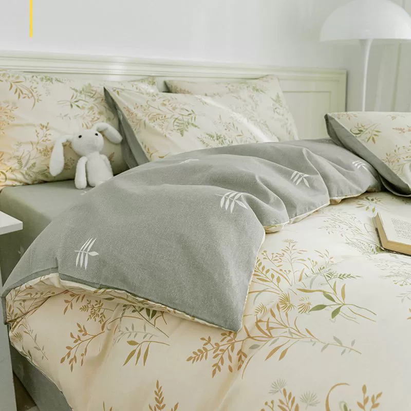 Bed Linen Set, Student/internet-celebrity Style, 3–4 Piece, Multiple Patterns, 1.2–2.4 m