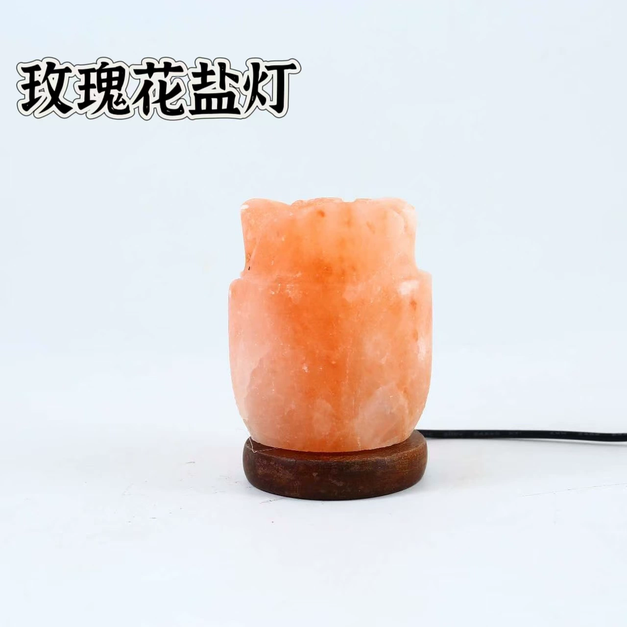 Сольная лампа с USB, разноцветная кристаллическая гималайская соль, USB светильник из кристаллической соли