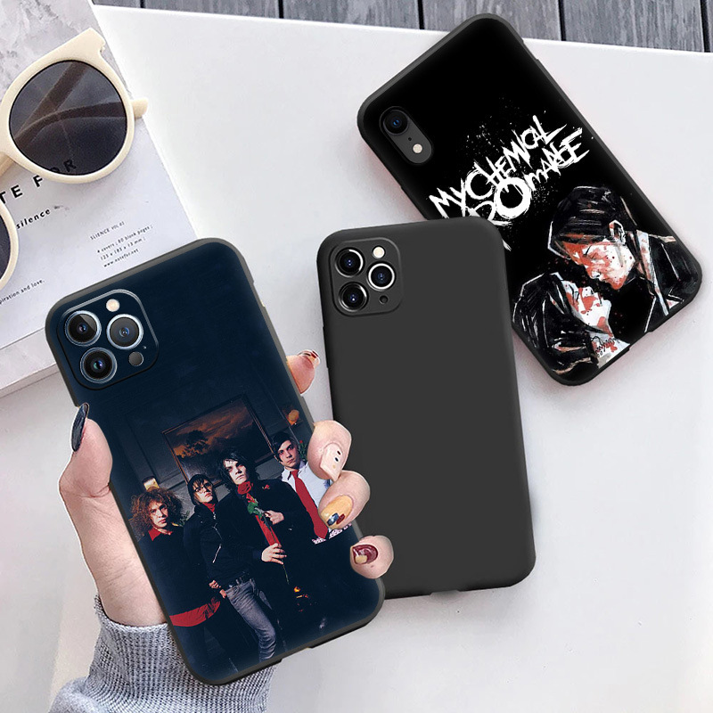 For Apple iphone case 6 my chemical romantic black soft cover