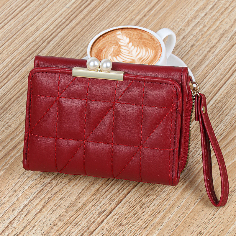 Women's Solid Color Pu Leather Flip Cover Wallets display picture 8