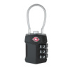 Source factory production new zinc alloy wire rope TSA custom lock travel lock lock lock bag password hanging lock
