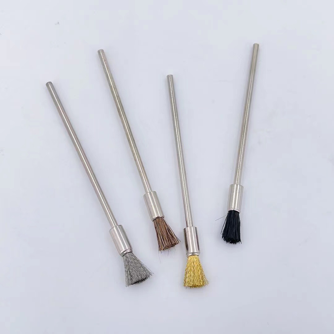 修表工具 毛刷小油扫除尘刷 手表清洁刷毛刷 洗表洗油刷 一套四支