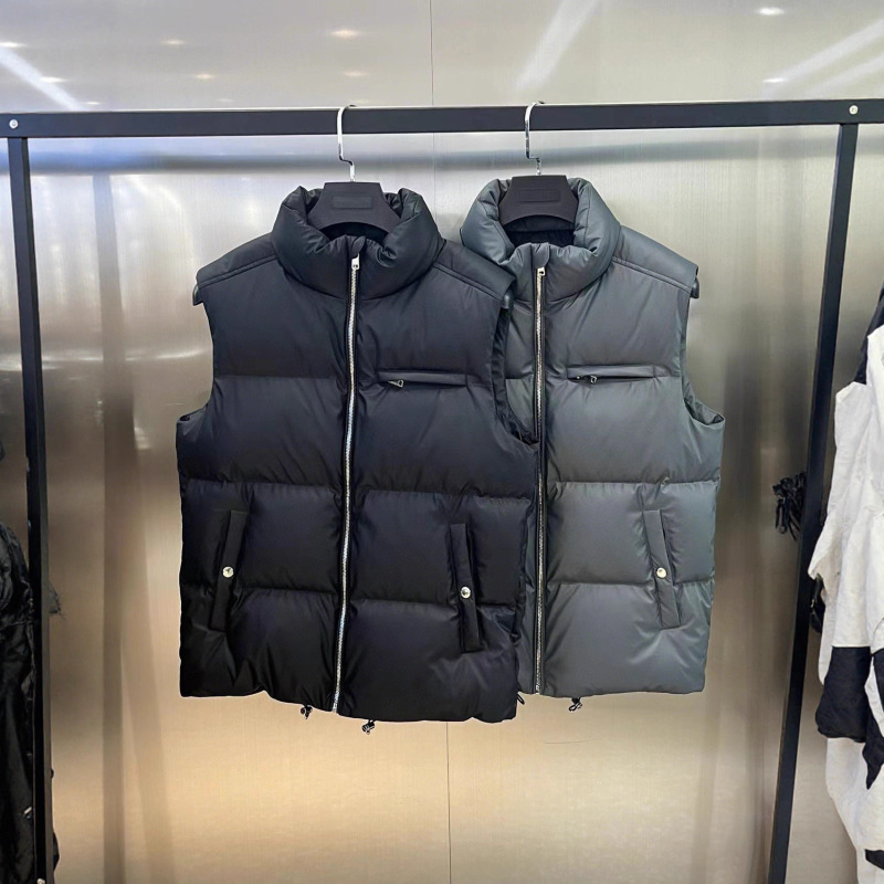 In-Stock 25Fw High Version Trendy Nan Niu Early Autumn New Men's and Women's White Goose down Jacket Vest down Coat