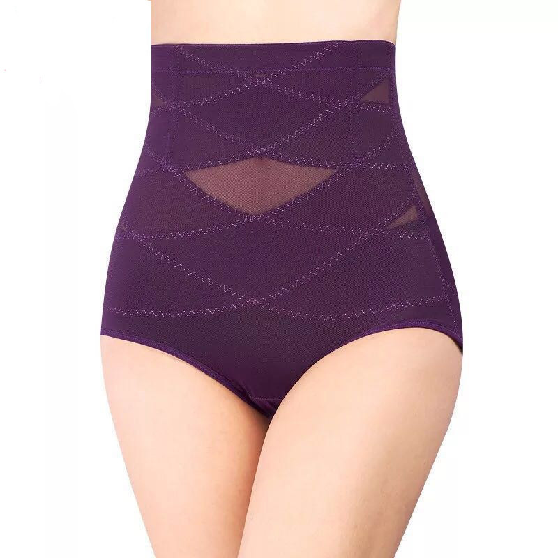 Delgada transpirable 8-pieza adulto cintura cruzada soporte cadera que forma los pantalones de malla sexy que forma los pantalones cuerpo que forma la ropa interior