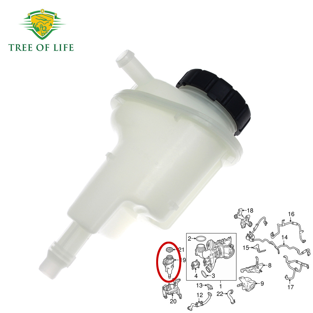 A2762000285 para el tanque de expansión de refrigerante de intercooler de turbina de clase Mercedes