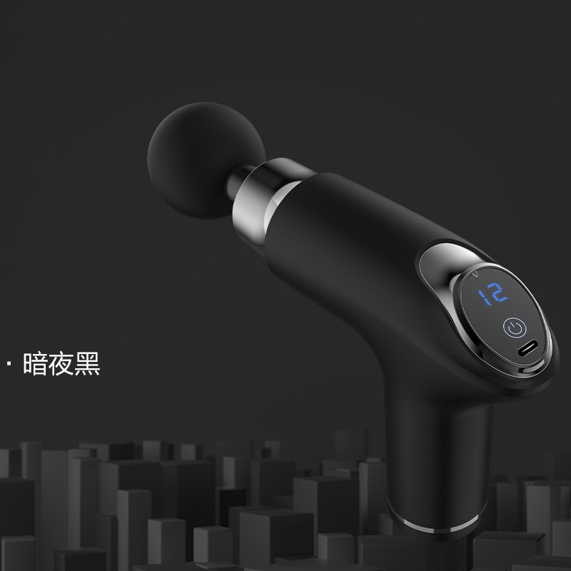 Amazon fascial pistola mini muscle Press y relax Mo Dispositivo inteligente vibración de velocidad variable eléctrica fascial agarre fabricante transfronterizo