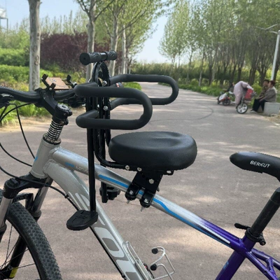 Bike, Folding Bicycle, Bicycle – Child seat shed - reinforced-version-armrest-footrest-half-guardrail-default-item