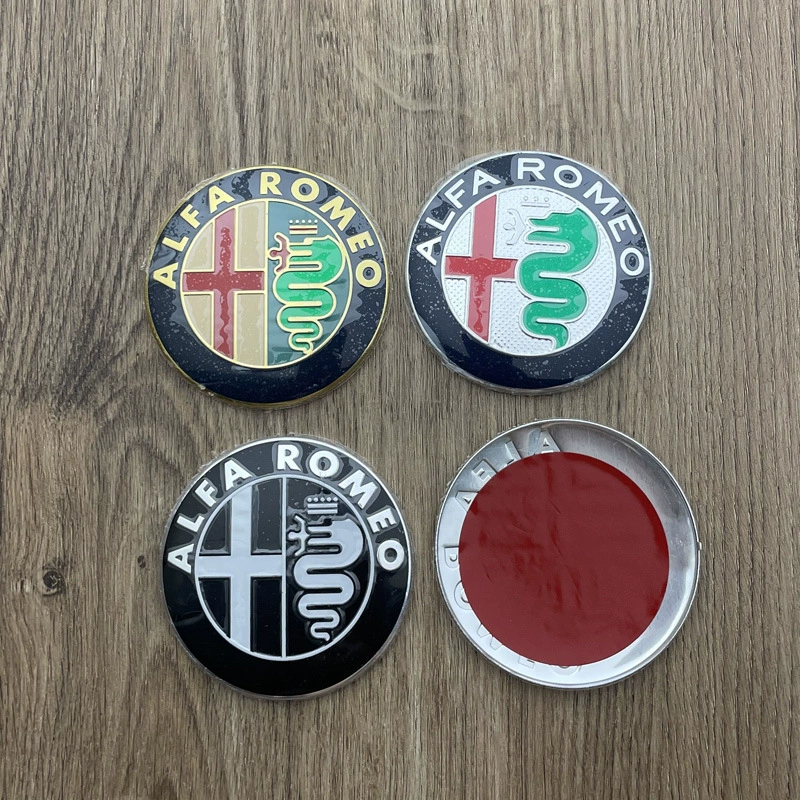Подходит для ALFA Romeo передний и задний логотип модифицированный логотип наклейка на головку ALFA Romeo 74 мм 75 мм