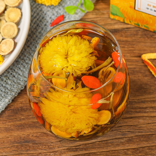Chrysanthemum cassia seed tea wholesale 150g box chrysanthemum wolfberry cassia seed licorice tea combination scented tea factory direct sales