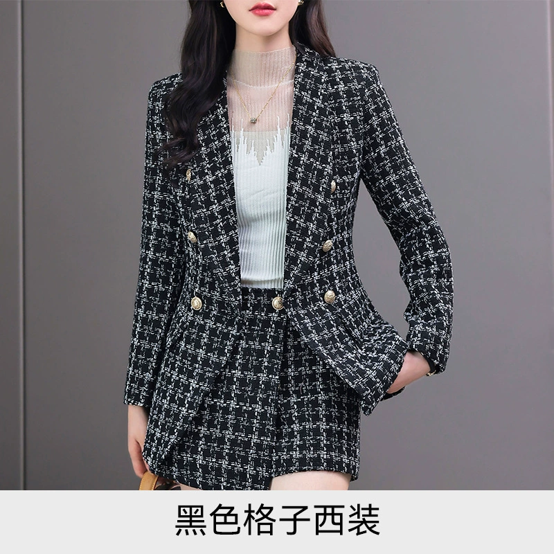 Классический костюм, демисезонный комплект, пиджак, стиль Chanel