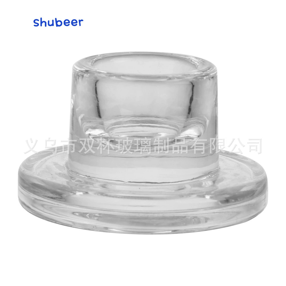 Новый продукт, Т-образный стеклянный подсвечник, подсвечник для обеденного стола, креативный домашний стержень, воск, маленькая чашка для свечи, подставка для свечи, подсвечник