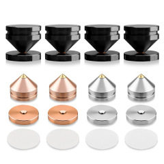 4 sets of 8 sets aluminum alloy speaker shock mounts, HIFI equipment power amplifier speaker stands, shock absorption feet pads, 20*23