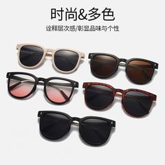 時尚潮流墨鏡女款焦下摺疊太陽鏡戶外防曬防紫外線太陽眼鏡框批發