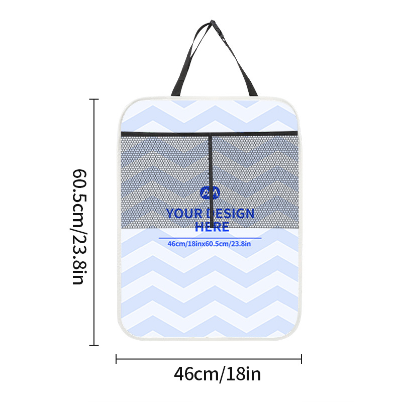 Cross-Border Supply Oxford Cloth Car Storage Bag Seat Back Storage Bag Storage Pouch Seat Organizer Bag